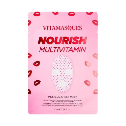 Nourish Multivitamin Metallic Face Sheet Mask
