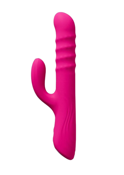 Velvo Rotating Vibrating 3-in-1 Rechargeable Bluetooth App Rabbit Vibrator