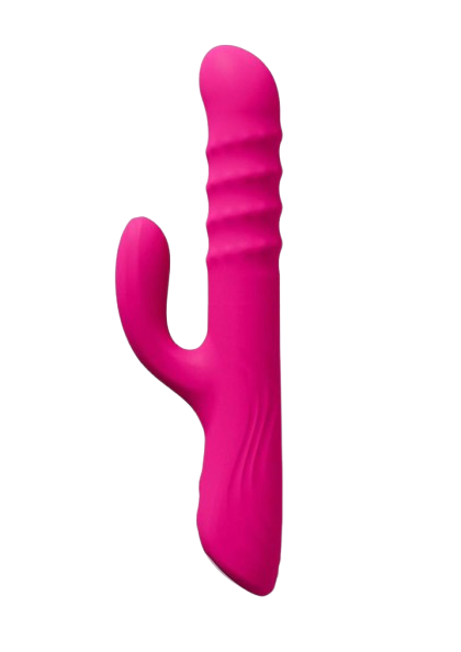 Velvo Rotating Vibrating 3-in-1 Rechargeable Bluetooth App Rabbit Vibrator