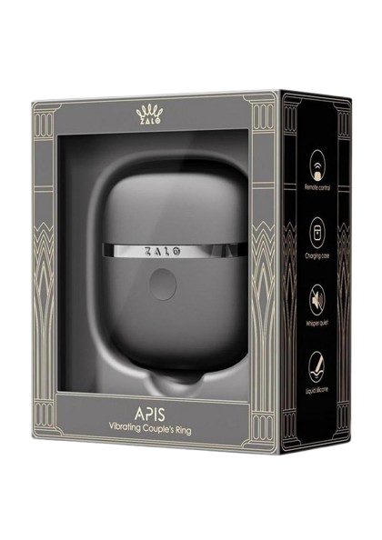 Zalo Apis Rechargeable Silicone App Compatible Vibrating Couple's Ring