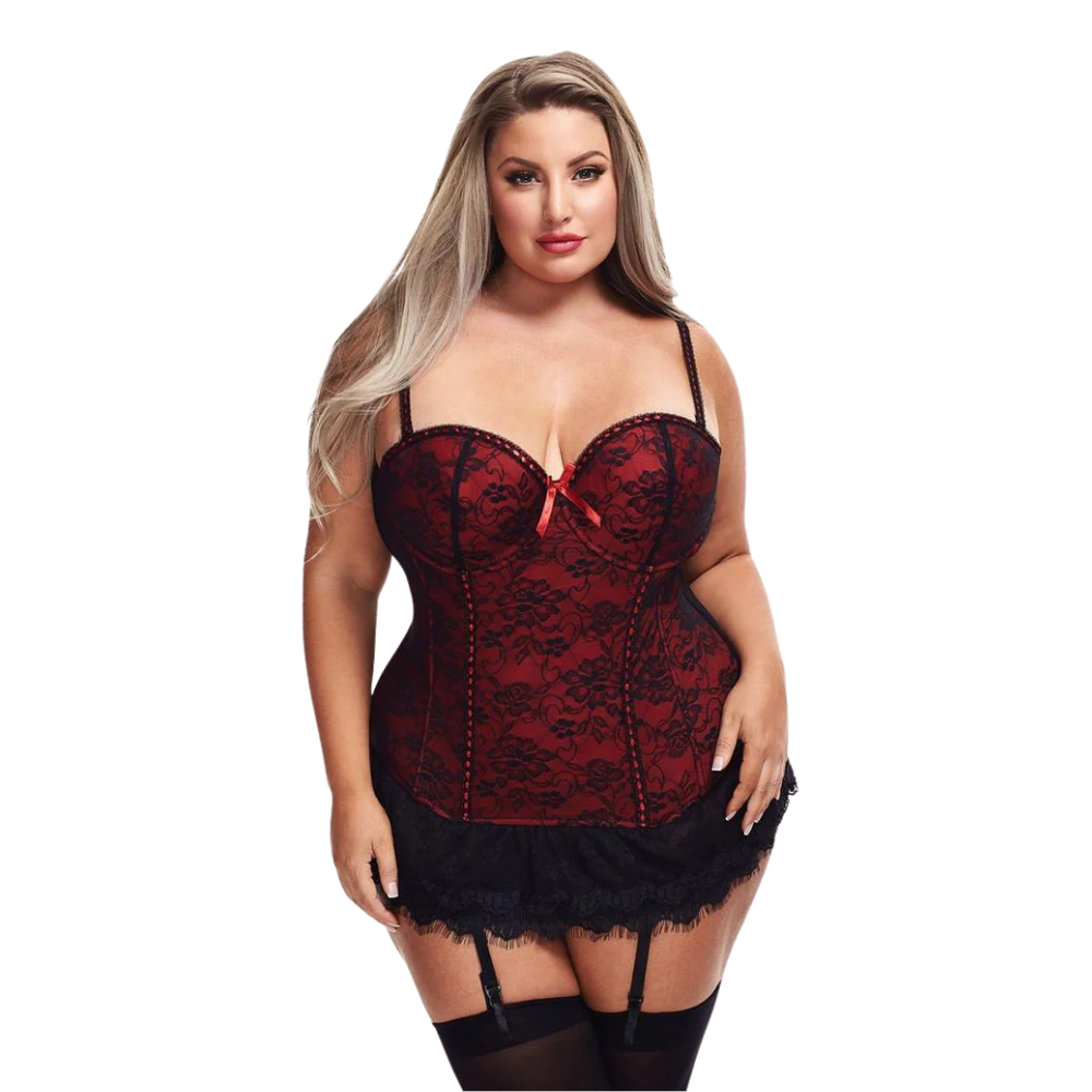 Lace Bustier & G-String