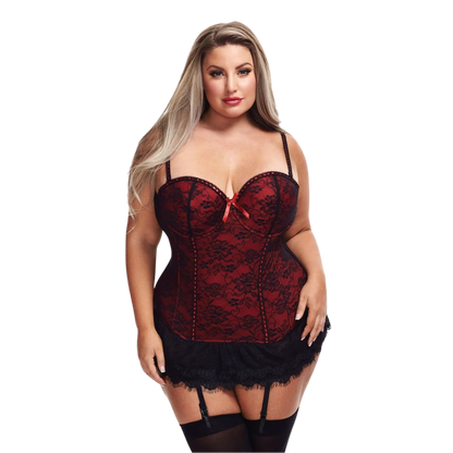 Lace Bustier & G-String