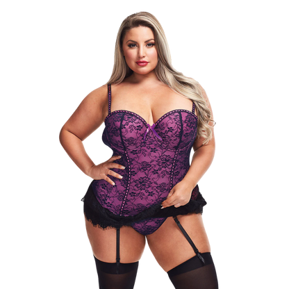 Lace Bustier & G-String