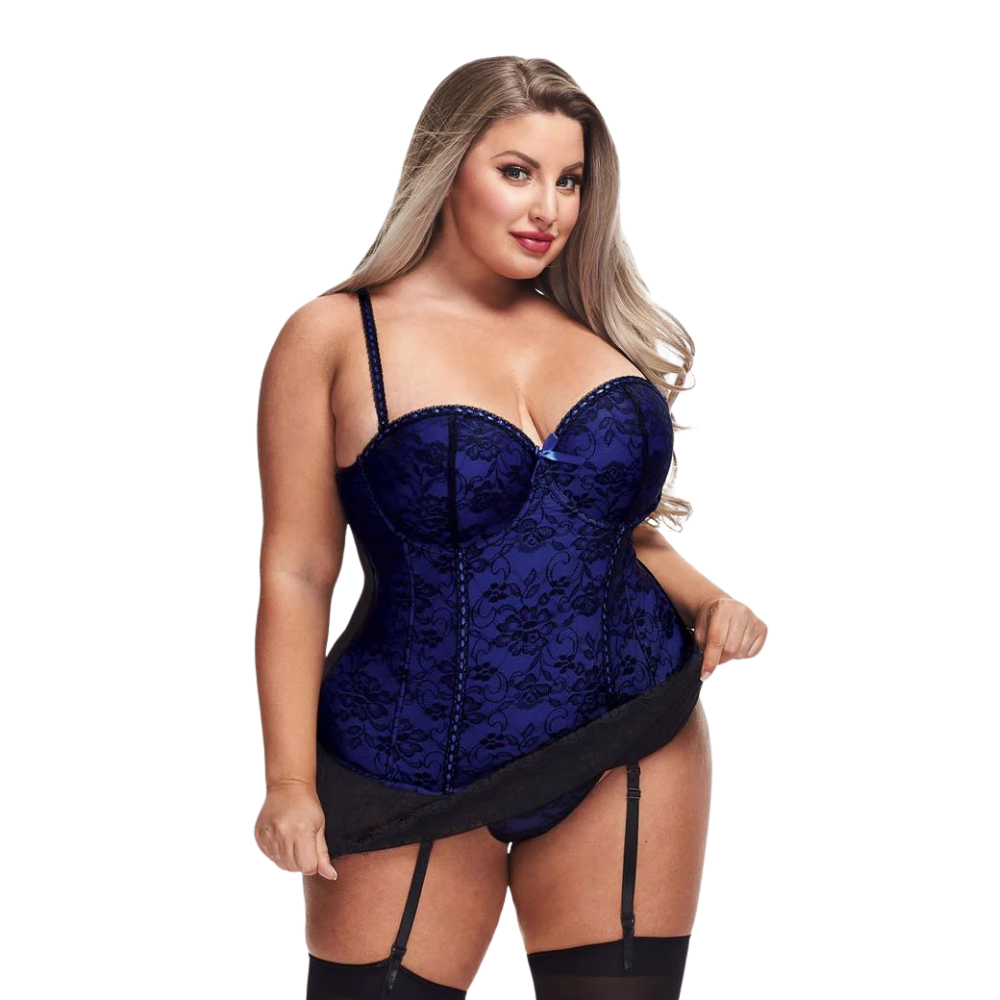 Lace Bustier & G-String