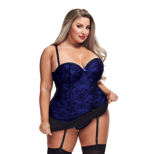 Lace Bustier & G-String