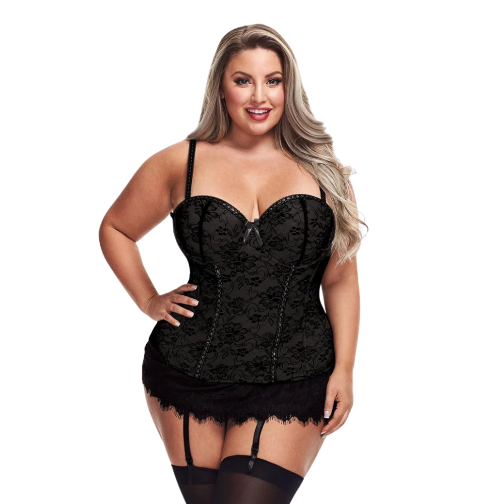 Lace Bustier & G-String