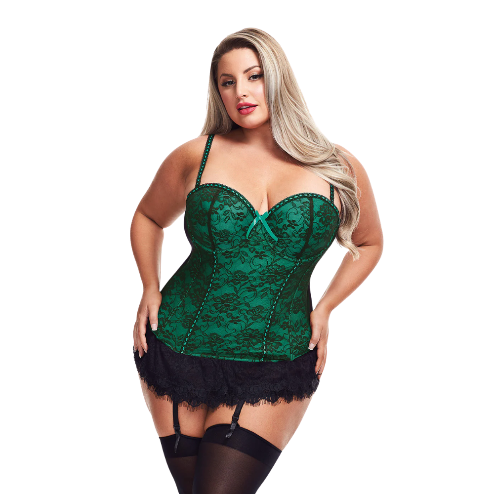 Lace Bustier & G-String