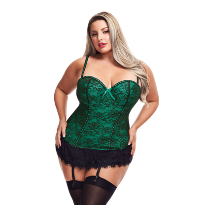 Lace Bustier & G-String