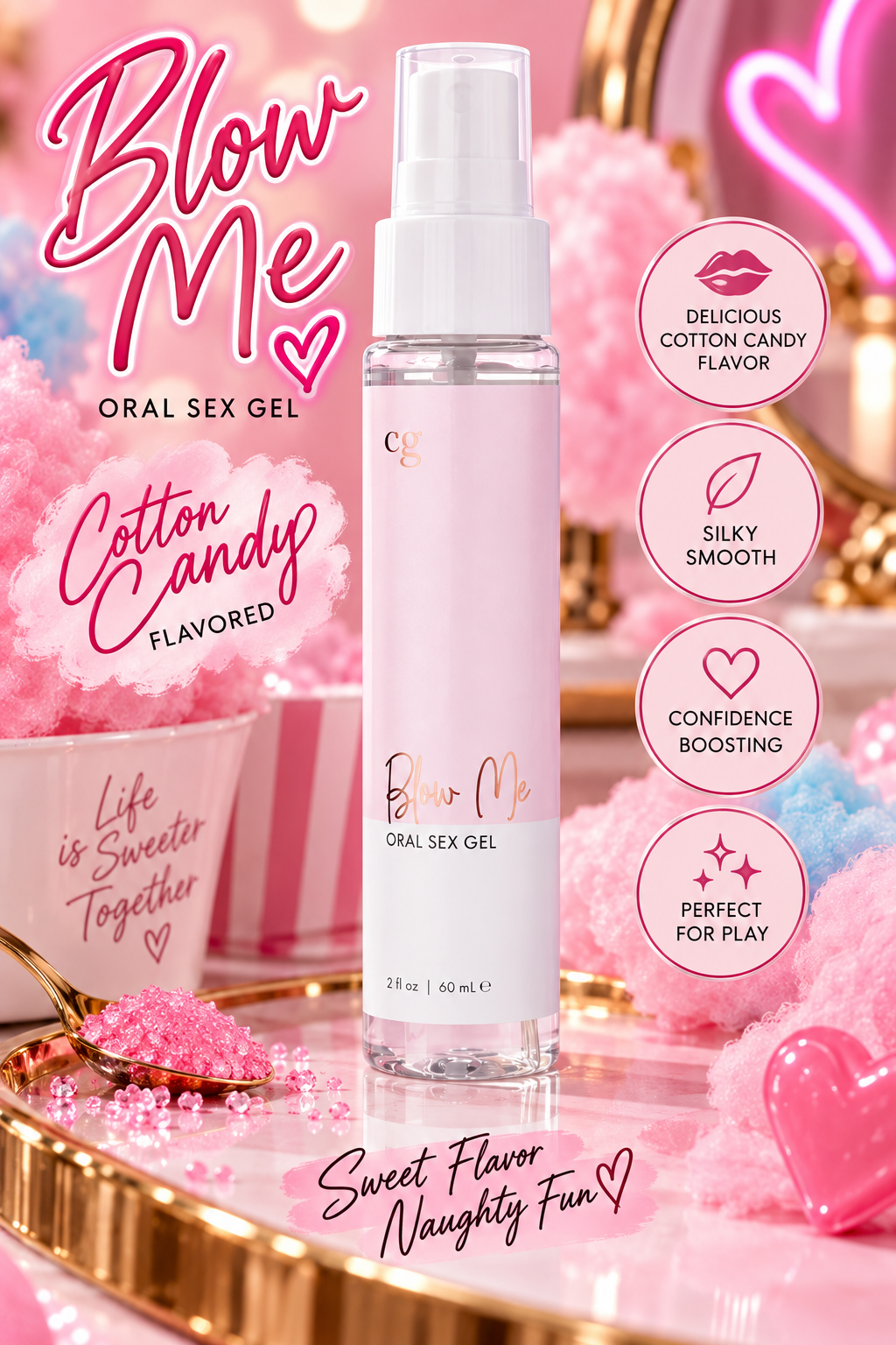Blow Me Oral Sex Gel 2oz