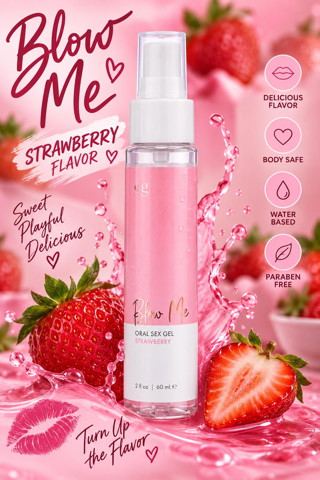 Blow Me Oral Sex Gel 2oz