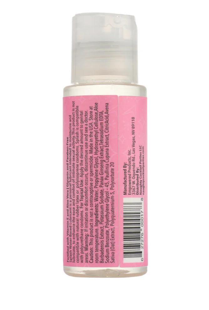 Splash! Water-Based Lubricant