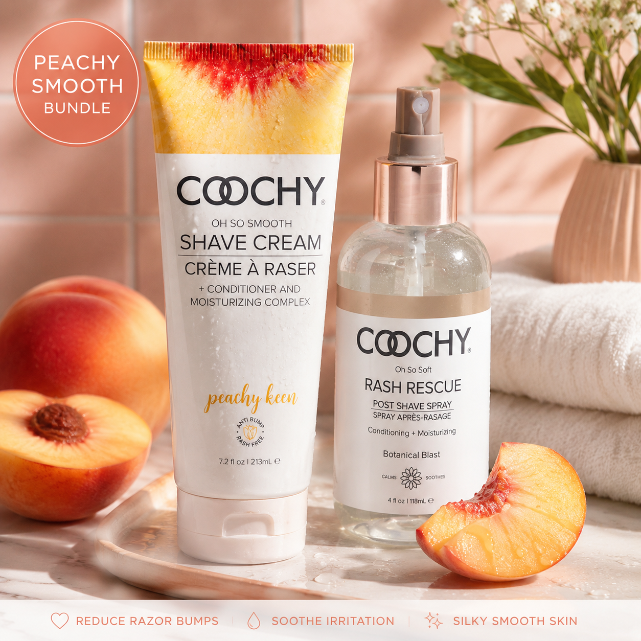 Coochy Shave Cream + Body Spray Bundle
